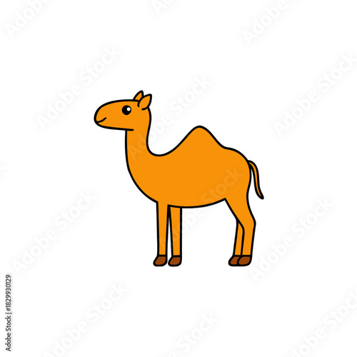 camel vector clip art for web and graphic design