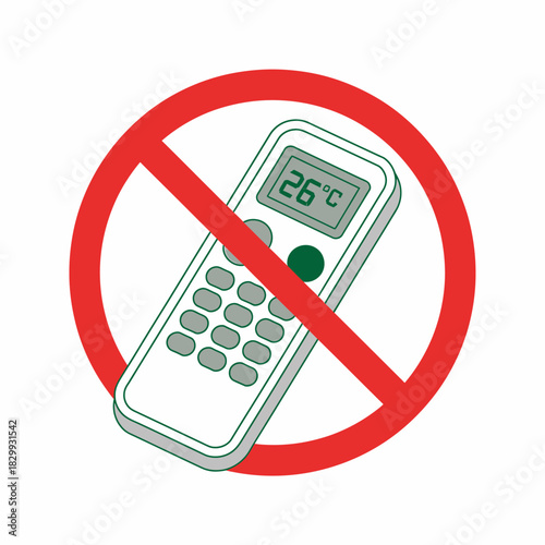 No air conditioner remote control