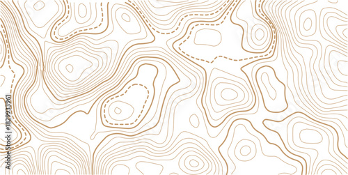  Modern design with White background with topographic wavy pattern design.Topographic gold luxury map background. Geographic abstract pattern.