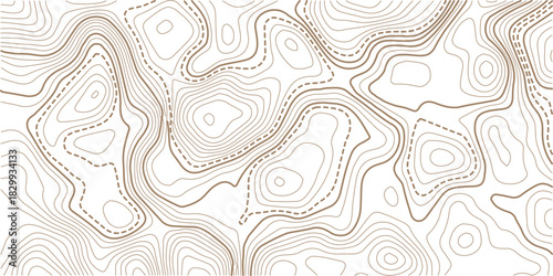  Modern design with White background with topographic wavy pattern design.Topographic gold luxury map background. Geographic abstract pattern.