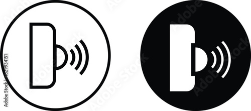 Set of Infrared icons. Heat detection and invisible light signs. Night vision camera graphic design. IR Technology Symbols

