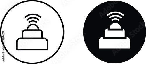 Set of Infrared icons. Heat detection and invisible light signs. Night vision camera graphic design. IR Technology Symbols
