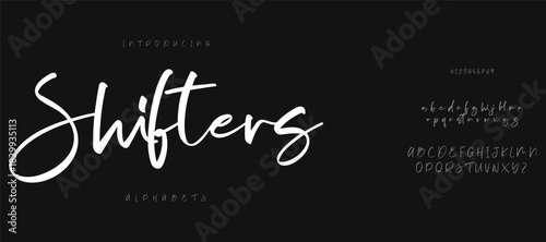 Abstract premium luxury elegant alphabet letters and numbers. Elegant wedding typography classic serif font decorative vintage retro. Creative vector illustration