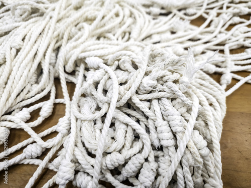 White cotton ropes