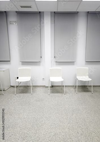 Chairs in a waiting room