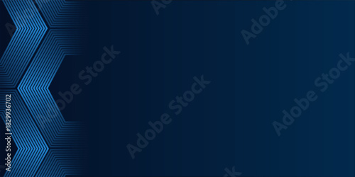 Digital technology background. Abstract hexagons background with lines and dots. Design for science, medicine or technology