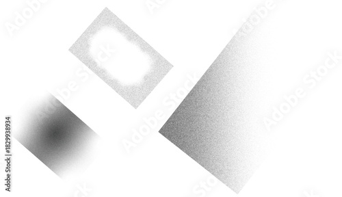 Vector illustration of a blank business page with a 3d rendered triangle symbol on an abstract black and grey background