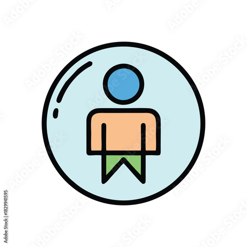 Environmental Care Icon: Hands Holding a Leaf Graphic