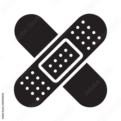 Band Aid Icon Vector Illustration