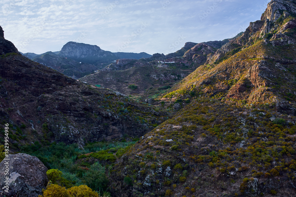 Naklejka premium Anaga mountain massif panorama
