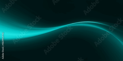 Abstract blue background with smooth flowing wave design, creating a motion and energy pattern