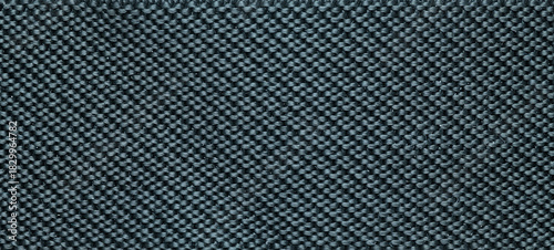 Closeup of dark woven nylon fabric texture
