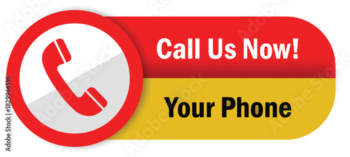 Contact us now banner with phone icon for quick communication
