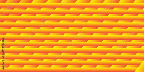 Orange geometric abstract vector background with copy space