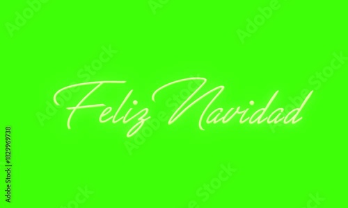 Feliz Navidad Handwritten Animated Text in gold  Color, lettering for banner, social media feed wallpaper stories sale