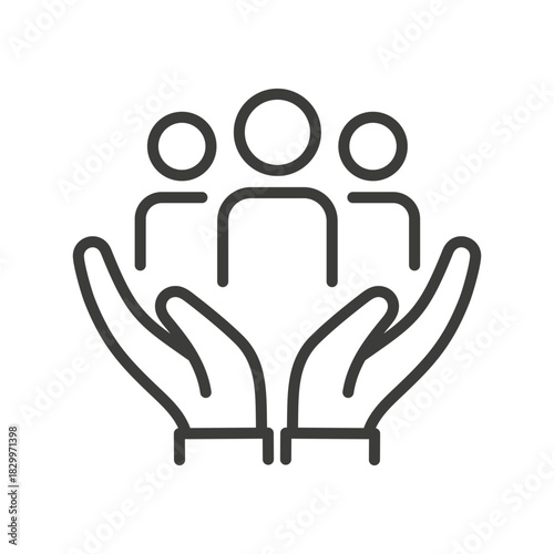 Inclusion Social Equity Icon Illustration