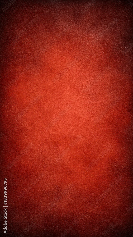 Fototapeta premium Vibrant red textured wall for creative backgrounds