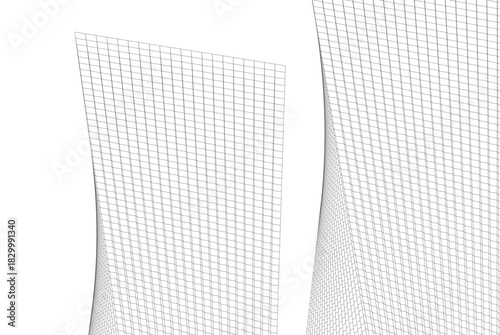 Abstract modern architecture, 3D rendering