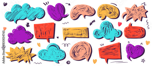 seamless pattern with hand drawn flowers