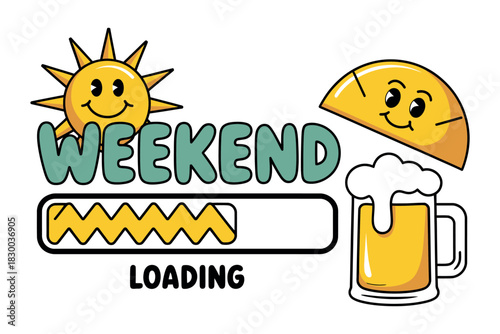The sun shines brightly as the weekend is loading with a cold beer ready.
