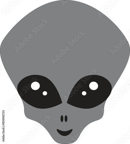 Cartoon Alien Head