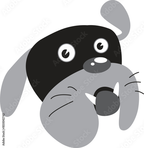 Cartoon Dog Face