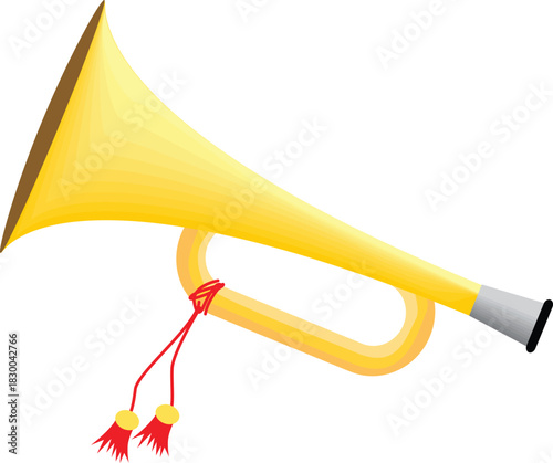 Simple Horn Illustration