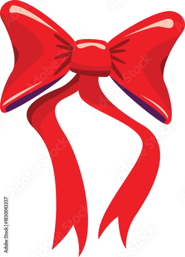 Red Gift Bow