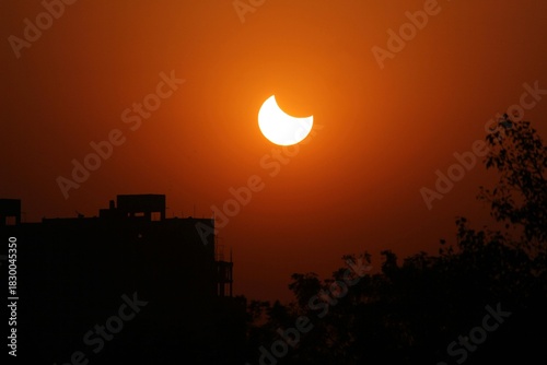 Partial Solar Eclipse 2022 Over Gujarat, India – Rare Astronomical Event