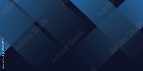 Black dark navy blue silver abstract pattern background. Geometric shape. Line triangle angle fold polygon diamond 3D. Color gradient ombre. eps 10