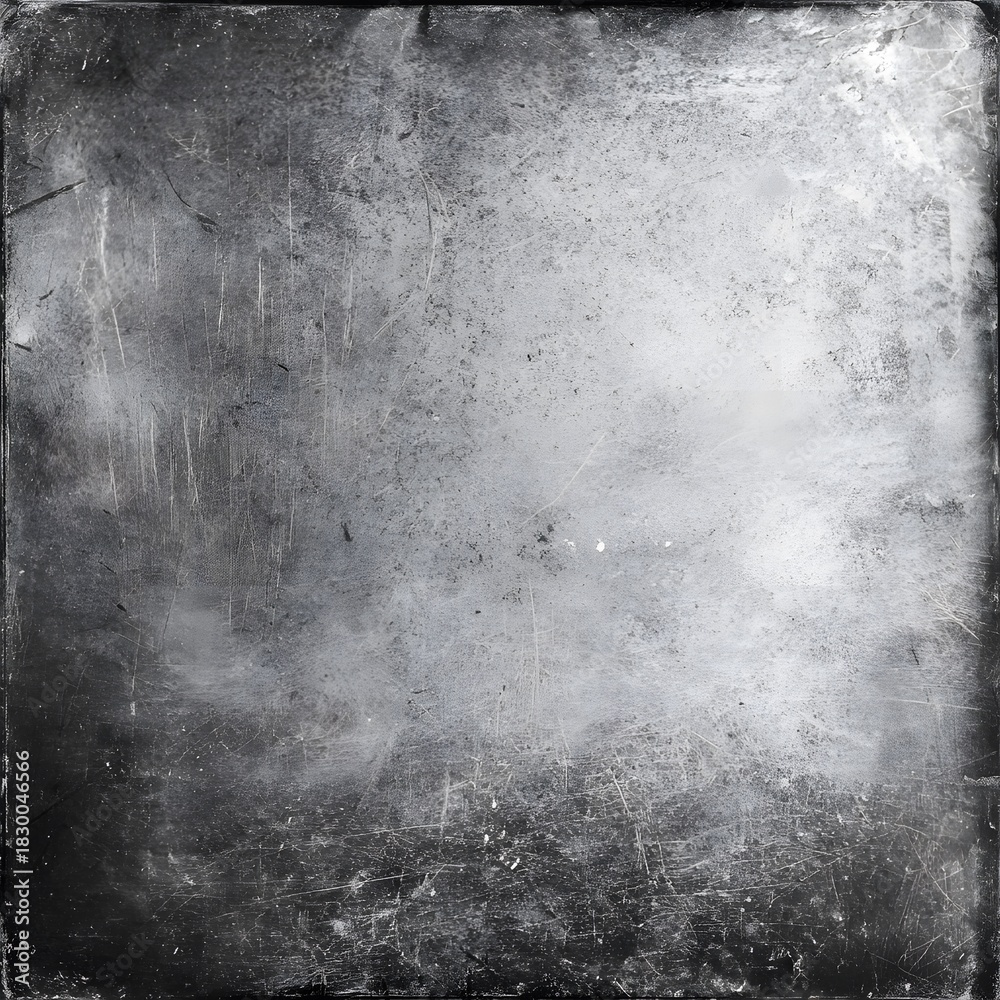 Fototapeta premium Blank print texture grunge scratched vintage monochrome distressed paper overlay