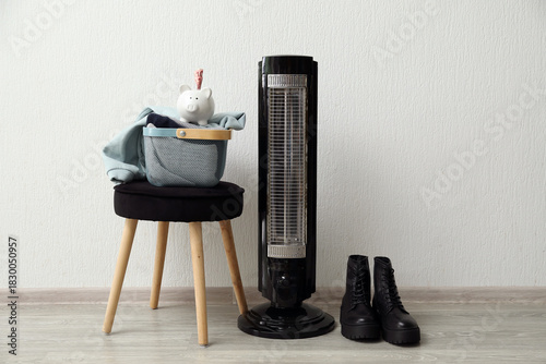 Electric heater with boots,...