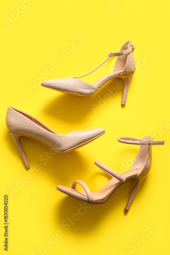 Set of different high heele...