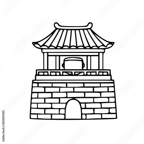 Pagoda clip art preview