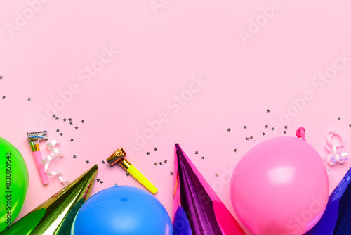 Composition with balloons, ...