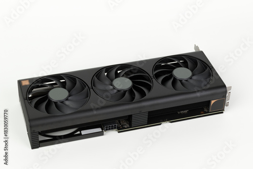 2,5 slot graphics card for creators and gamers for desktop PC, on white background