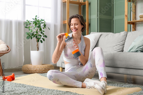 Beautiful young happy woman...