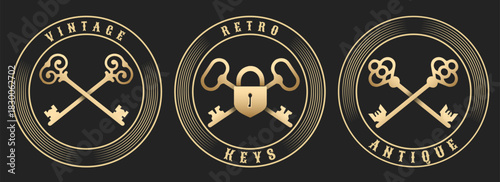 Golden keys emblem