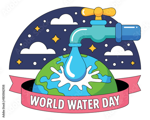 World Water Day is celebrated to raise awareness of water conservation.
