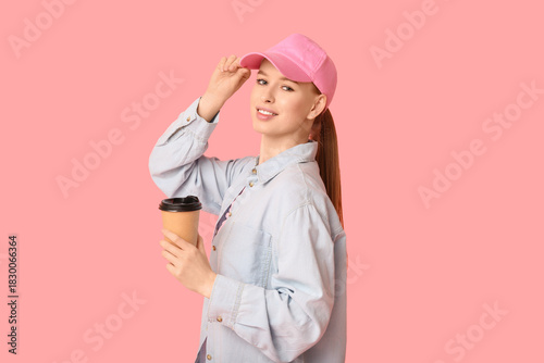 Beautiful young woman in st...