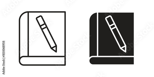 Brand guidelines icon or logo pack. Vector Illustration Outline and flat