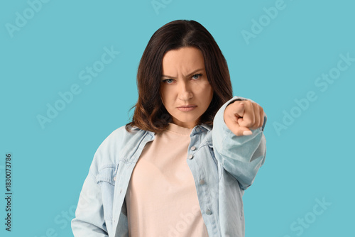 Beautiful displeased mature...