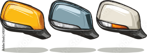 Chrome Chunky Geometric Silhouettes