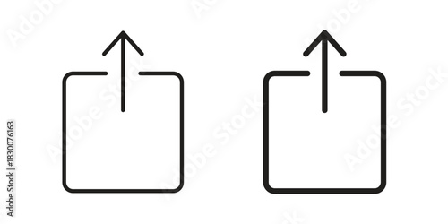 Share icon or logo pack. Vector Illustration Outline and flat