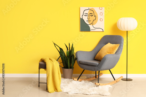 Interior of living room wit...