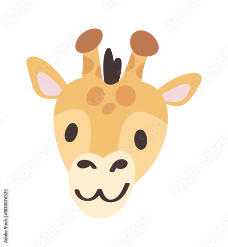 Cute giraffe zoo animal avatar