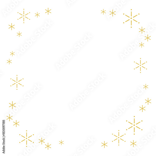 キラキラの背景あしらい_スクエア｜Sparkling Background (square)	
