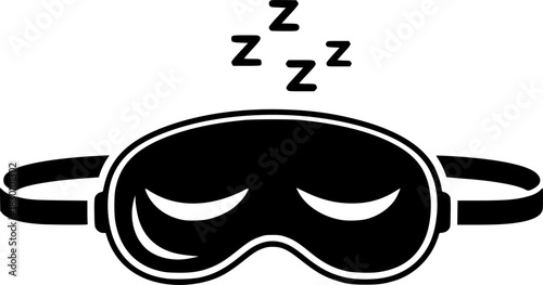 Sleeping Mask For Comfortable Night Rest Icon For Web And Graphic Design
