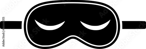 Sleeping Mask For Comfortable Night Rest Icon For Web And Graphic Design

