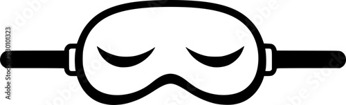 Sleeping Mask For Comfortable Night Rest Icon For Web And Graphic Design
